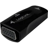 Logilink Adapter [1x Ženski konektor HDMI - 1x Ženski konektor VGA] Crna