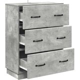  Ormar s ladicama Betonska siva 66 x 34,5 x 87 cm | shoptok.hr
