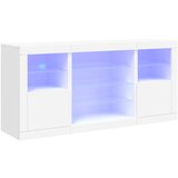  The Living Store Komoda z LED lučkami bela 142,5x37x67 cm - Komoda, (21448405) | Shoptok.si