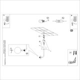  Stenska svetilka ASTRAL 1 bela, (21740426) | Shoptok.si