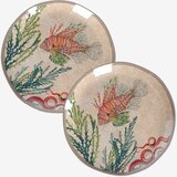 Thun Rose&Tulipani Sea Life desertni krožnik iz melamina, 1 kom | Shoptok.si