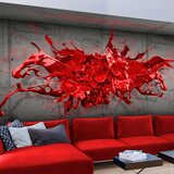  Tapeta - Red Ink Blot 200x140 | shoptok.hr