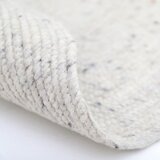 Nattiot Bela obojestranska ročno tkana okrogla preproga iz mešanice volne ø 160 cm Neethu Natural L – | Shoptok.si