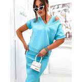 Resti Women's set with a top that reveals and a knee-length dress Cijene
