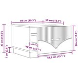  Stolić za kavu Hrast sonoma 49 x 50 x 37 cm Konstruirano drvo | shoptok.hr