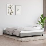  Okvir za krevet bez madraca svjetlosivi 140x200 cm od tkanine | shoptok.hr