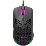  canyon,gaming mouse with 7 programmable buttons, pixart 3519 optical sensor, 4 levels of dpi and up to 4200, 5 million times key life, 1.65m ultraweave cable, upe feet and colorful rgb lights, black, size:128.5x67x37.5mm, 105g - CND-SGM11B