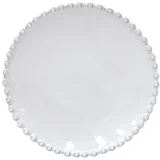 bijeli tanjur od kamenine Pearl ⌀ 17 cm