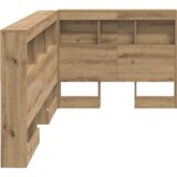  Skladišno uzglavlje hrast artisan 100 cm Konstruirano drvo | shoptok.hr