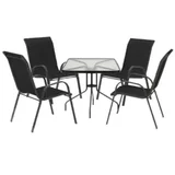 baštenski set set 3 valencia sto 60 x 60 x 70 cm i 4 stolice