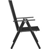  5-dijelni vrtni blagovaonski set aluminijski crni | shoptok.hr