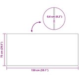  Sportska zaštita Mat Crna 150 x 75 x 0 6 cm PVC - 75 x 150 cm | shoptok.hr