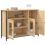  Komoda boja hrasta sonome 100 x 35 x 75 cm konstruirano drvo | shoptok.hr
