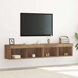 vidaXL TV omarica Artisan hrast Inženirski les z LED lučmi Velik | Shoptok.si