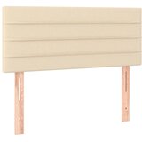  Krevet s oprugama i madracem krem 120 x 200 cm od tkanine | shoptok.hr