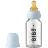 Bibs staklena flašica za bebe complete set 110ml, blue cene