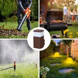 Brilagi Spoljašnja zidna lampa sa SCHUKO utičnicom PILLAR 1xG9/11W/230V IP44 braon | Eponuda.com
