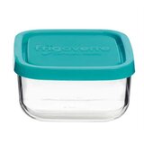 Bormioli Rocco staklena posuda sa poklopcem frigoverre square 1/1 22cl 10x10 cm 3350190 plava Cene