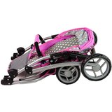 Kolica za lutke 2-in-1 Carrycot Stars - siva | shoptok.hr