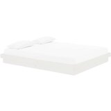  Posteljni okvir bel trden les 160x200 cm, (20601661) | Shoptok.si