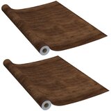 vidaXL Samolepilne folije za vrata 2 kosa temni hrast 210x90 cm | Shoptok.si