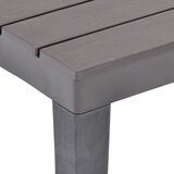  Vrtni stol s 2 klupe plastični smeđi | shoptok.hr