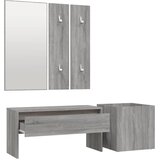  Set namještaja za hodnik boja sivog hrasta sonome drveni | shoptok.hr