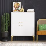 Hanah home komoda celina whitegold console Cene