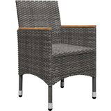 vidaXL 5-dijelni vrtni blagovaonski set sivi | shoptok.hr