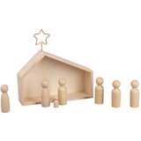 RAYHER Jaslice - hlevček + figure 9 delni set, (20797250) | Shoptok.si