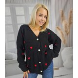 Pri Warm and cozy women's sweater with hearts for autumn SUMMER | shoptok.hr