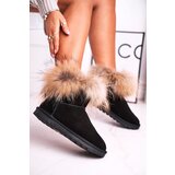 Boto Women's Leather Snow Boots With Eko Fur Black Alexa | ePonuda.com