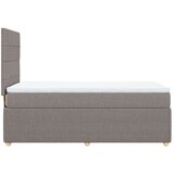  Krevet s oprugama i madracem smeđesivi 80x200 cm od tkanine | shoptok.hr