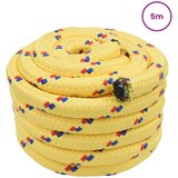  Konopac za čamce 5 m 4 Žuta PP | shoptok.hr