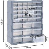  Organizator s 39 ladica 38 x 16 x 47 cm | shoptok.hr
