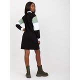 RUE PARIS Dress-RV-SK-8072.20P-Black-Green | shoptok.hr