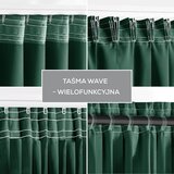Restilo Zavjesa Blackout 200x280 cm, tamnozelena Slike