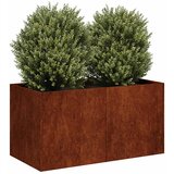  Sadilica boja hrđe 80x40x40 cm od pohabanog čelika | shoptok.hr