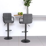 Furnova Barski stolčki 2 kosa svetlo sivo blago, (21949491) | Shoptok.si
