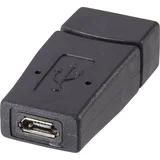 USB 2.0 adapter [1x USB 2.0 vtičnica A - 1x USB 2.0 vtičnica Micro-B] črne barve (20427504)