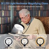CUTEEFUN lupa za vrat z LED osvetlitvijo in 5x/15x povečavo | Shoptok.si