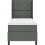  Krevet s opruga kutije Tamno siva 190 x 90 cm tkanina | shoptok.hr