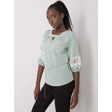 LAKERTA Blouse-LK-BZ-506369.20-white-green | Shoptok.si
