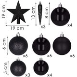  Set kuglica za božićno drvce Springos® 33 kom. | shoptok.hr
