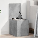 vidaXL &Scaron;katla za shranjevanje betonsko siva 30x35x35 cm inženirski les cene