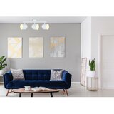 Candellux Lighting bela stropna svetilka s kovinskim senčilom 55x10 cm azuro | Shoptok.si