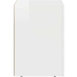  Noćni ormarić 2 pcs Visoki sjaj bijela 29.5 x 35 x 50 cm | shoptok.hr