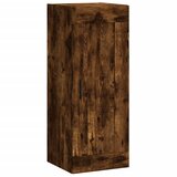  Visoka komoda dimljeni hrast 34,5x34x180cm konstruiranog drva | shoptok.hr