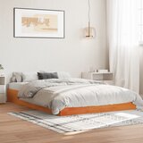 Furnova Posteljni okvir brez vzmetnice voščeno rjav 160x200 cm borovina, (21938413) Cene