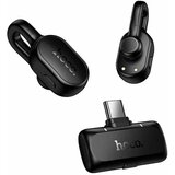 hoco. Bežični lavalier mikrofon USB C L27 crni | shoptok.hr